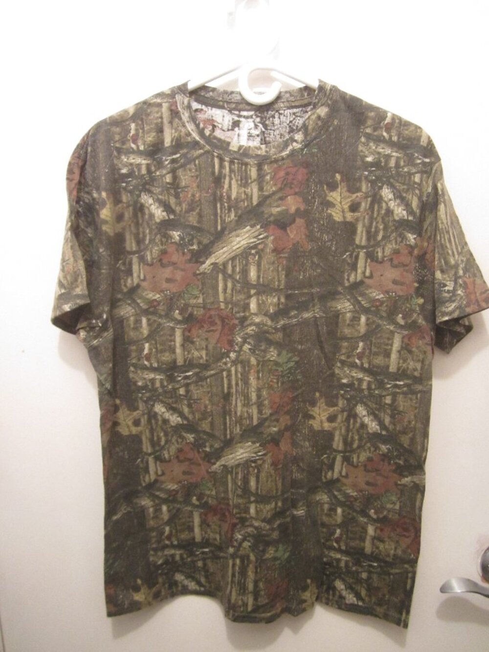 T-Shirt Men, Brand: Mossy Oak, Size: Large, Colour: Olive Green/Tan
